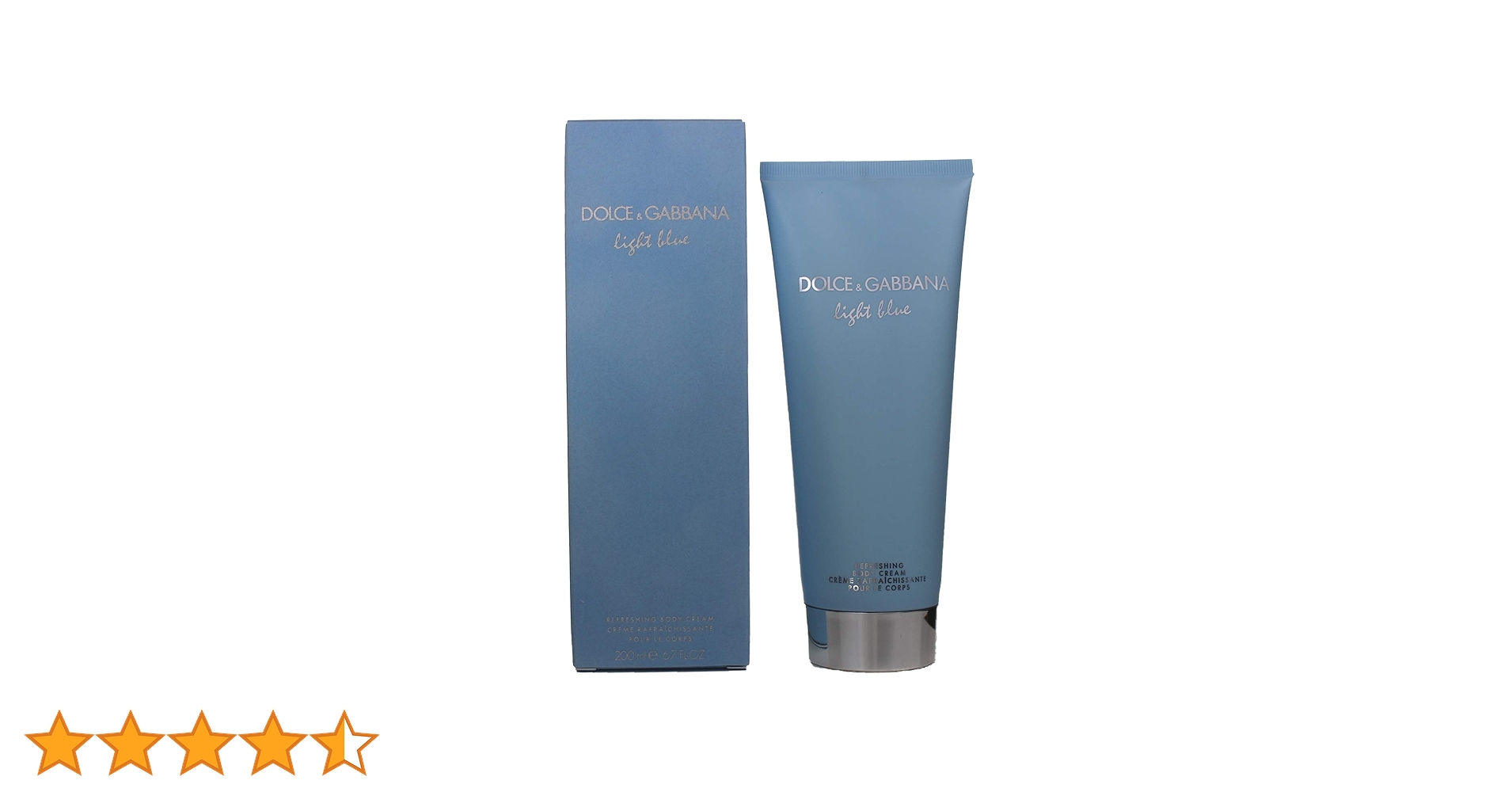 ドルチェ&ガッバーナ　ライトブルー　ボディクリーム　100g　２本 ドルチェ＆ガッバーナ DOLCE&GABBANA ライトブルー トラベル